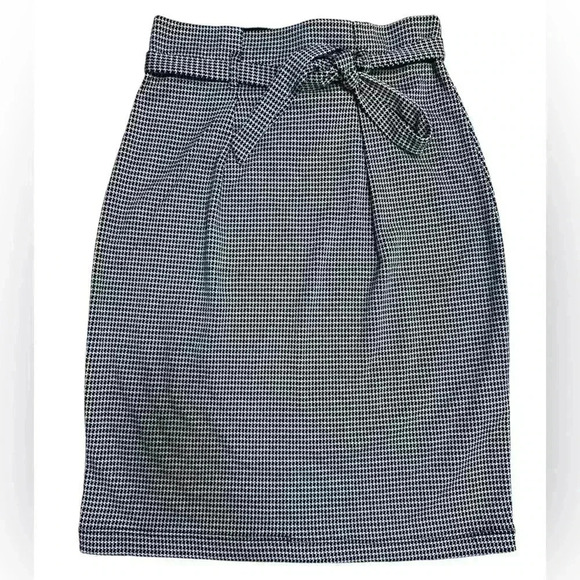 Max Edition Dresses & Skirts - NWT | Women’s Max Edition Long Fitted Pencil Skirt | Black Houndstooth | Size S